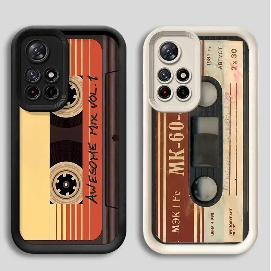 เคสสำหรับ Xiaomi Redmi Note 13 14 Pro Plus 10 11 12 Pro 11s 12s แบบนิ่ม ลายเทปนำโชค