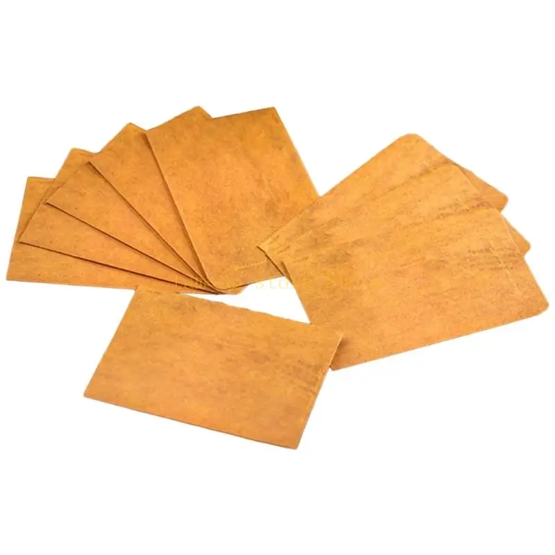 100x Krafts Paper Envelopes Old Design Paper Envelopes Antique Envelopes D0UA