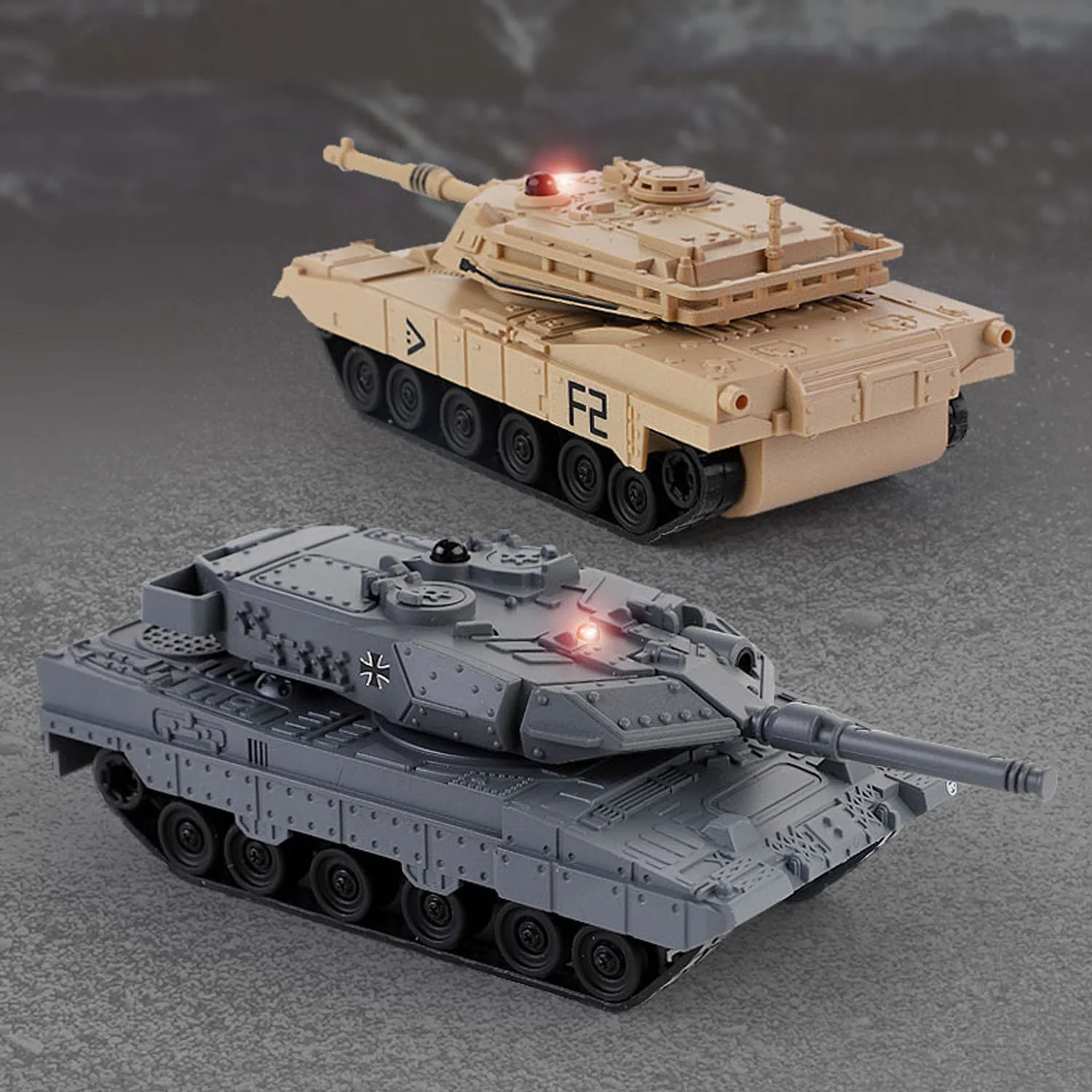 RC Mini Tank RTR Zdalnie sterowany czołg bojowy Zabawka Obróć wieżyczkę System na podczerwień Model czołgu Zabawka dla dzieci Prezent