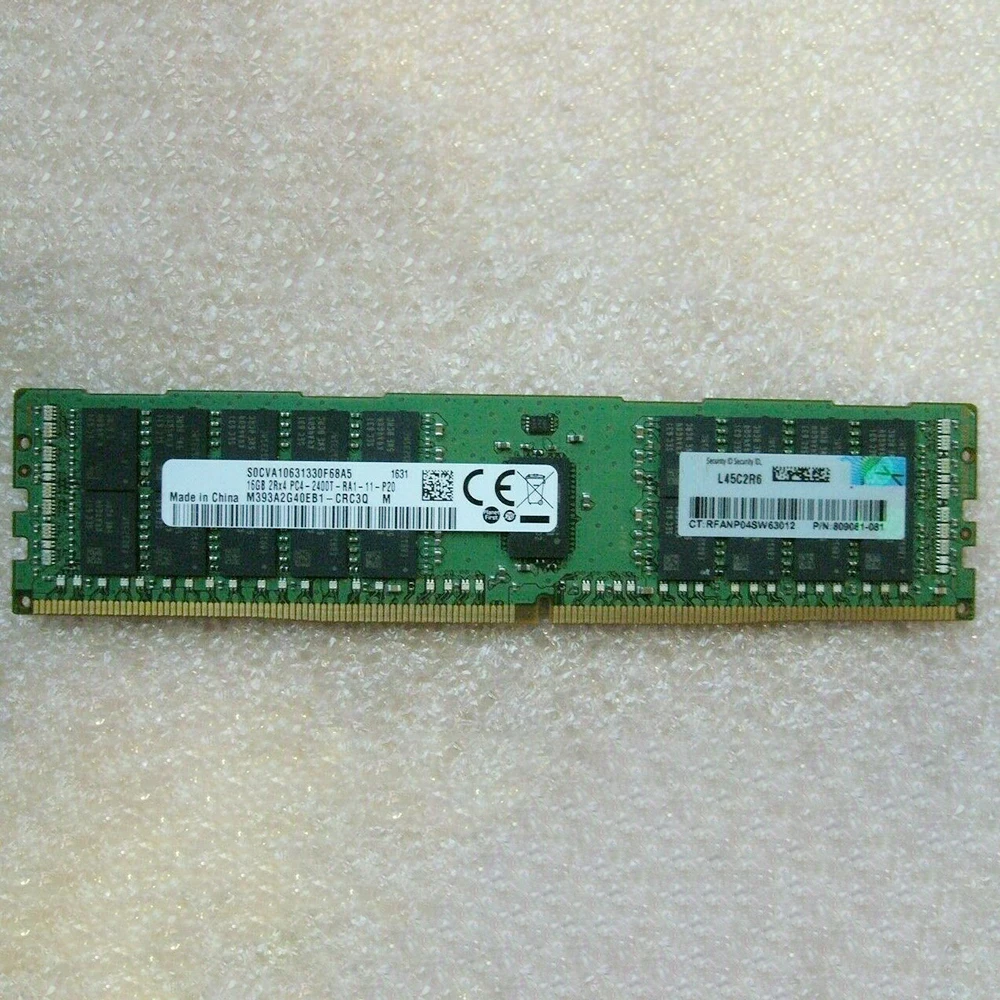 

1PCS Server Memory For HP 836220-B21 809081-081 16GB DDR4-2400R