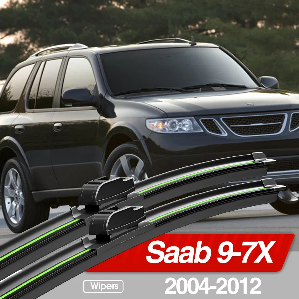 

For Saab 9-7X 2004-2012 Front Windshield Wiper Blades 2pcs Windscreen Window Accessories 2005 2006 2007 2008 2009 2010 2011