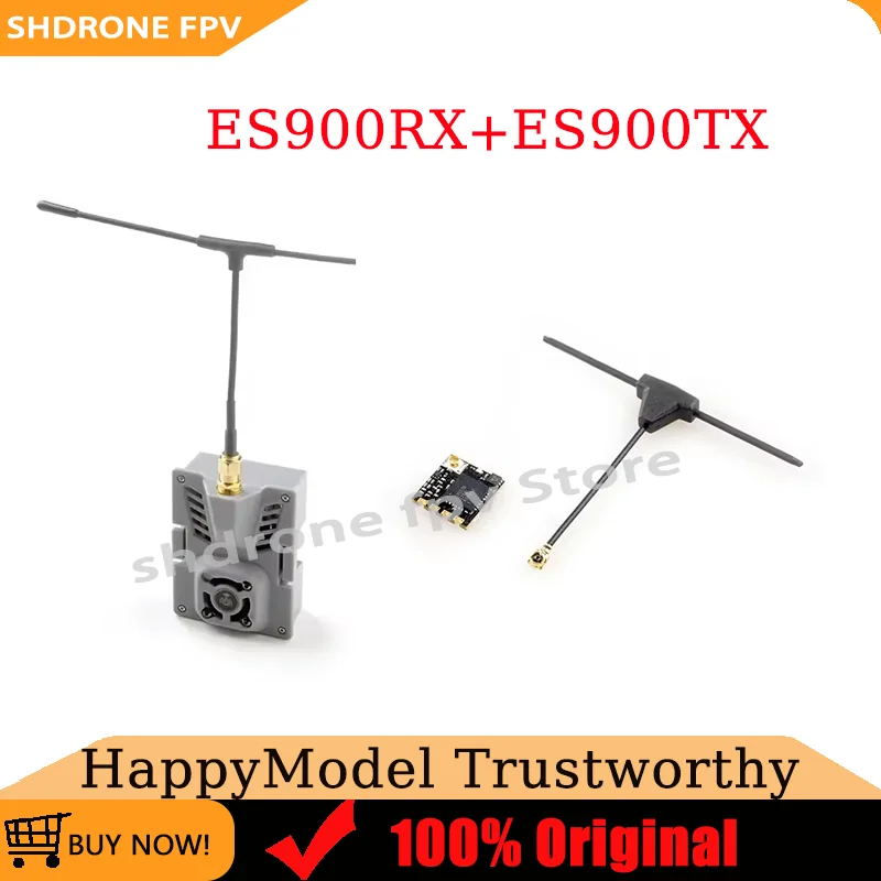 

HappyModel ES900TX Module ES900RX Receiver 915Mhz/868MHz ExpressLRS Firmware for RC FPV Long Range Racing Drones DIY Parts