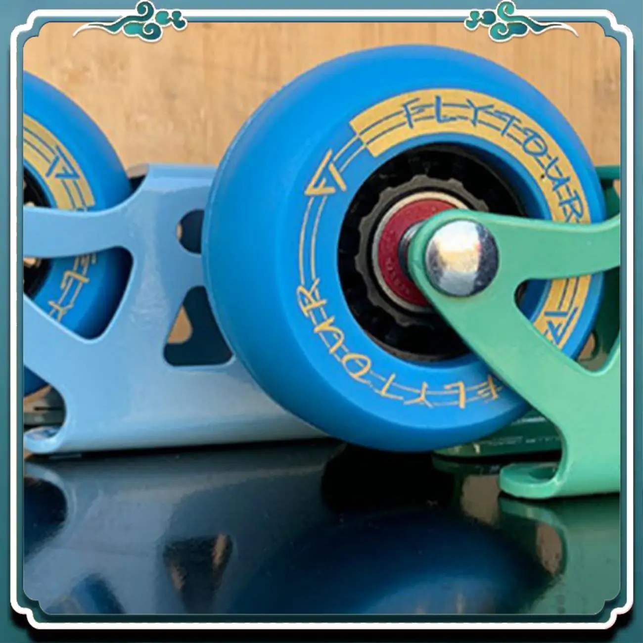 freeline-roller-road-driftboard-in-acero-skateboard-portatile-con-ruote-82a-pu-tavola-da-drift-antiscivolo-blu-ecologico