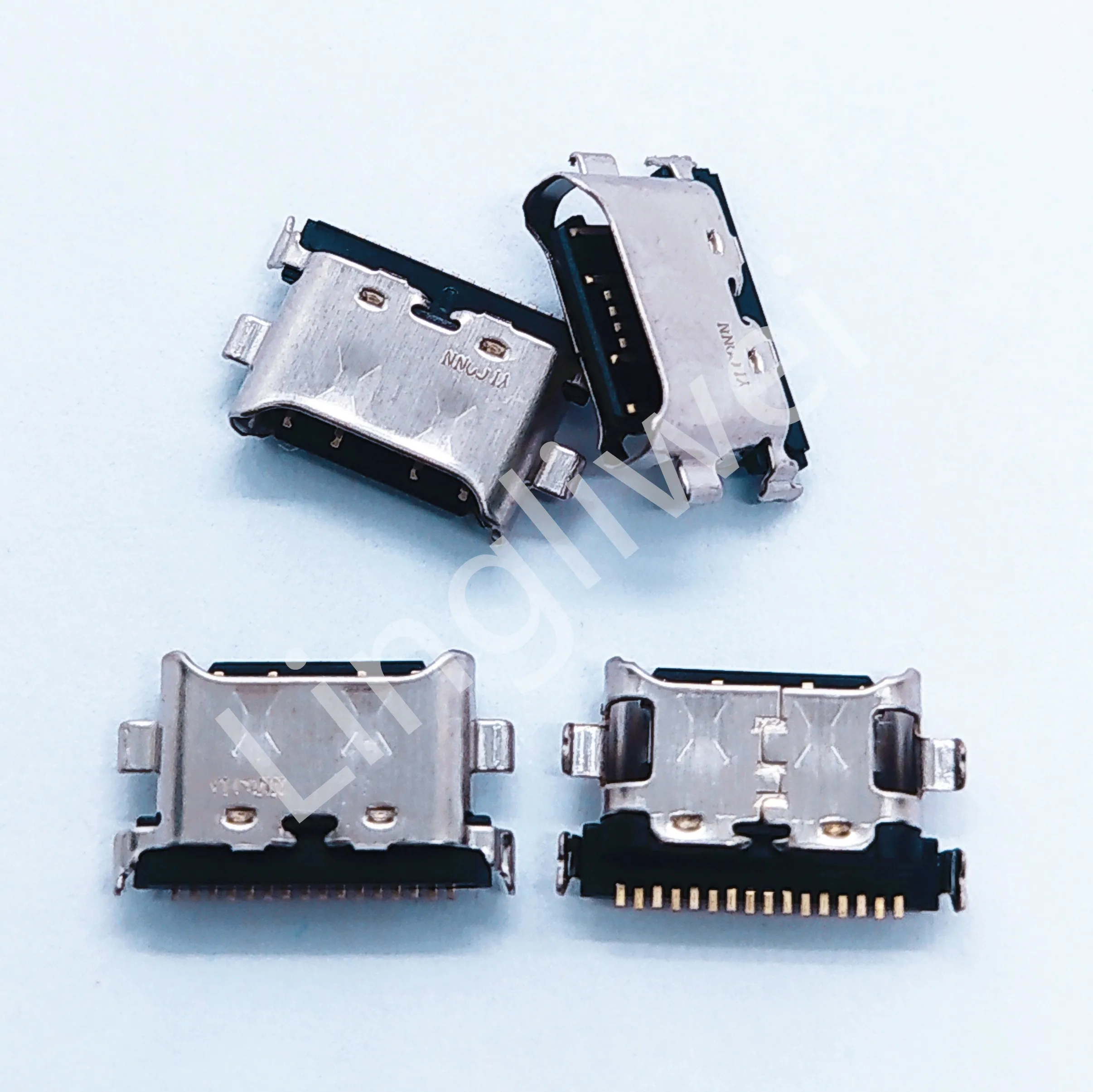 10-100 sztuk 16Pin Type-C Micro USB Ładowarka Złącze Port Gniazdo dokujące Typ C Dla Samsung Galaxy A20 A21S