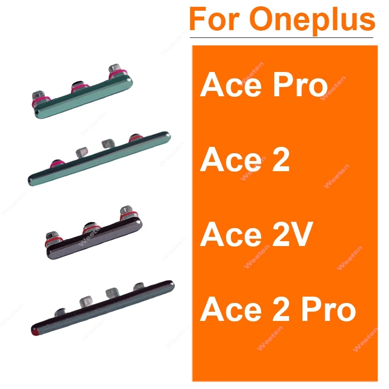 

Кнопка включения/выключения и регулировки громкости для OnePlus 1+ Ace 2 Pro, Ace Pro, Ace 2V: боковые кнопки включения/выключения и регулировки громкости (вверх/вниз), запчасти для ремонта