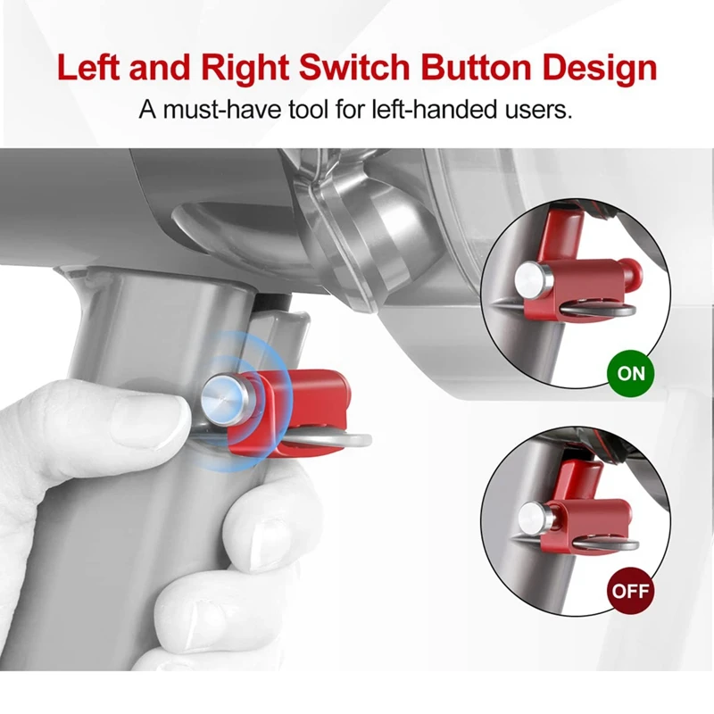 Trigger Lock For Dyson V15 V11 V10 V8 V7 V6 Cordless Vacuum Cleaner Power Button Switch Lock Attachmentss