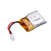 651620 3.7v 100mah Lipo Battery For Wltoys V272 V282 V292 for Hubsan Q4 H111 Mini Rc Quadcopter Spare Parts