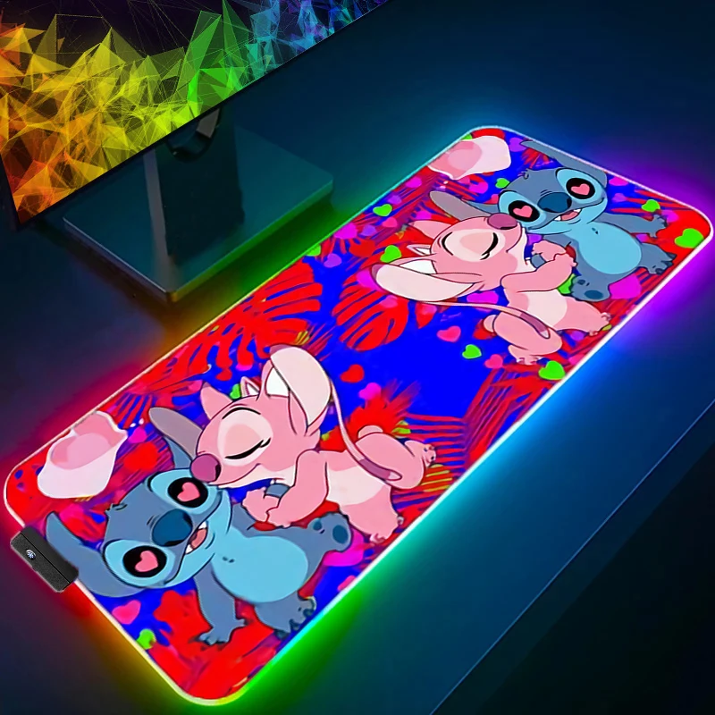 Large RGB Mouse Pad xxl Gaming Mousepad LED Mause Pad Gamer Copy Stitch Mouse Carpet Big Mause Pad PC Desk Pad Mat with Backlit