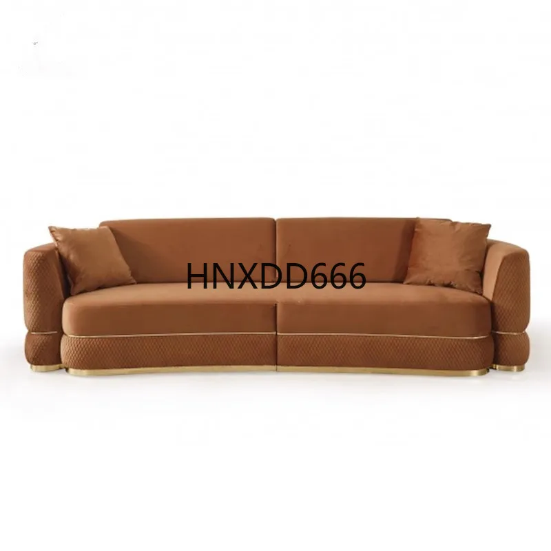 

Роскошный современный диван в вестибюле отеля, изогнутый салон красоты, гостиная, прием, диван, мебель для дома, выдвижные диваны для гостиной