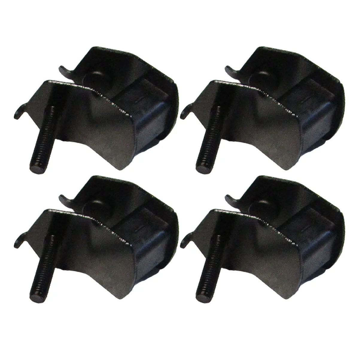 

4 Pcs Shock-absorbing Feet Generator Motor Mounts Engine Stand Electric Mower Replacement Rubber