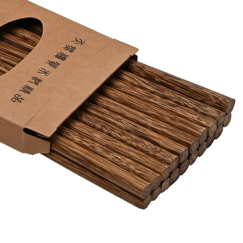 10 Pairs Chopsticks Reusable Wooden Bamboo Chinese Japanese Chop Stick Food Sticks japanese kitchen