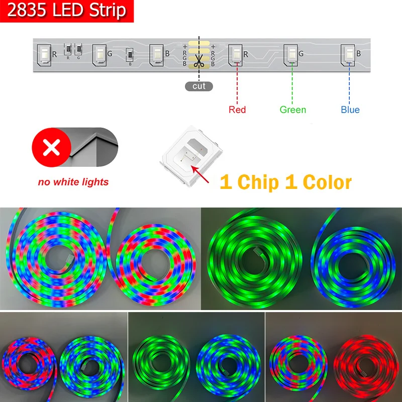 USB Neon Lights with Music Sync, 3m/9.84Ft 5V Rope Lights Bluetooth 2835SMD Color Changing Flexible Led Rope Lights for Bedroom