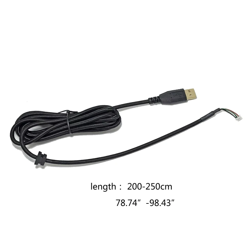 Nylon Braided Line USB Keyboard Line Cable Replace Repair Accessories for Razer BlackWidow X Chroma Mechanical Keyboard