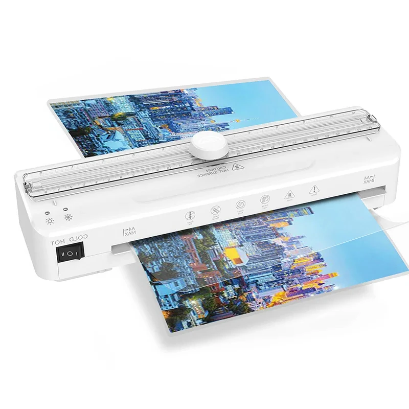 B-M Multifunctional Pouch Laminator A4 Plastic Sealing Machine Cutting Paper Integrated Cross-border Photo Laminating Machine