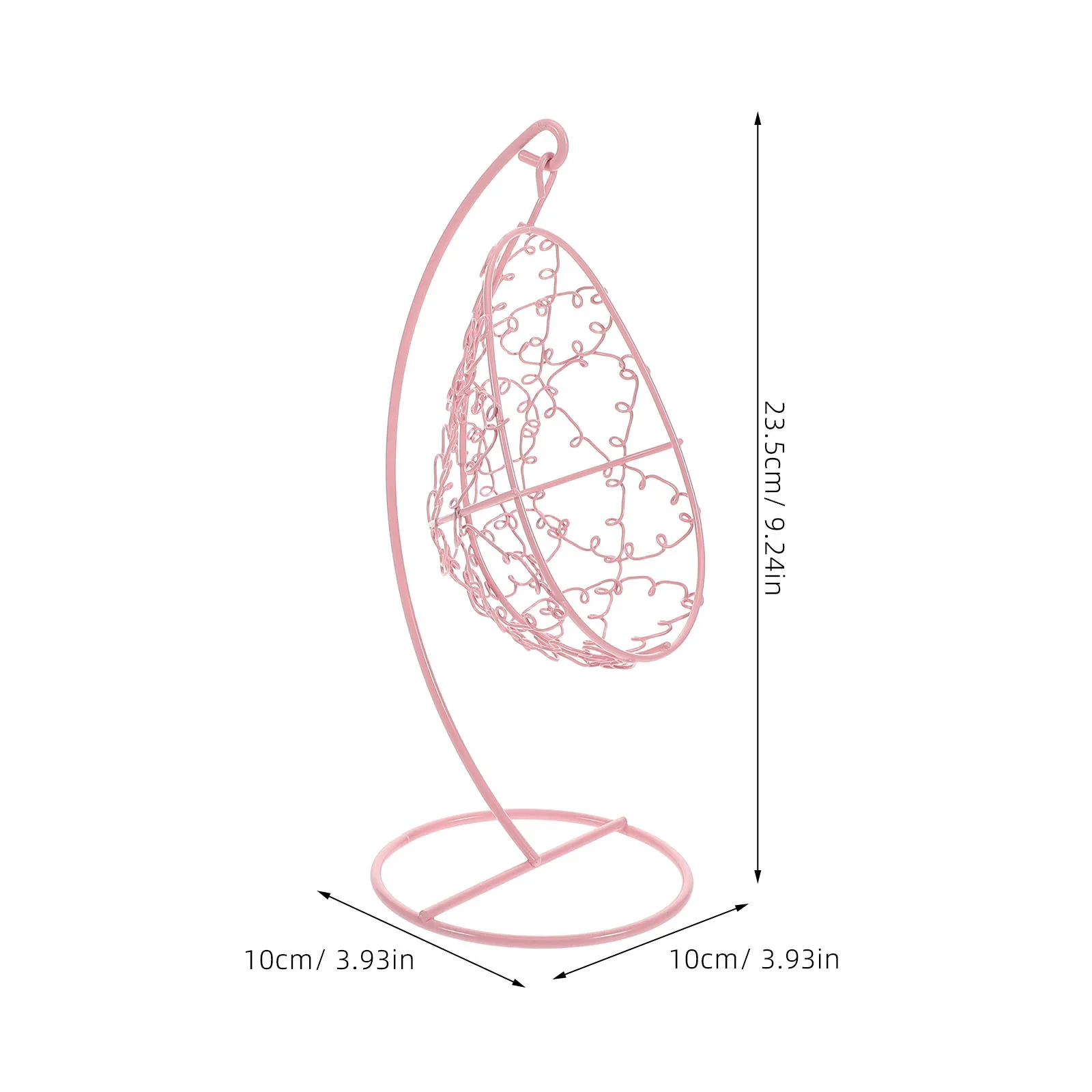 เก้าอี้ชิงช้าโลหะขนาดเล็กแบบแขวน ดีไซน์เก้าอี้ชิงช้าที่ไม่เหมือนใคร สำหรับตกแต่งภายในและภายนอกบ้าน สวน ของตกแต่งเฟอร์นิเจอร์