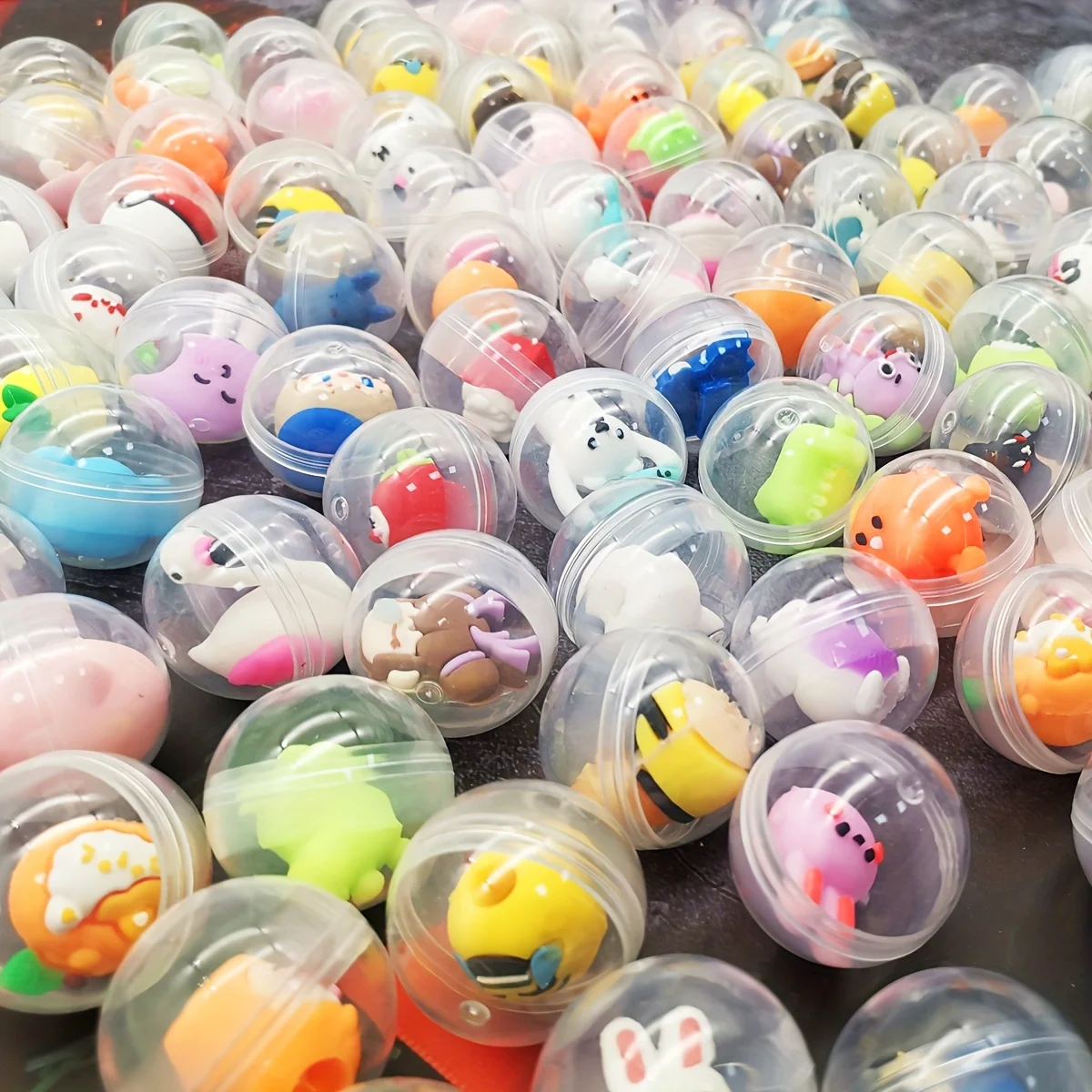 10/30/60pcs Mini Cartoon Capsule Toys Kindergarten Sharing Fun Children Birthday Gift Carnival Prizes School Classroom Rewards