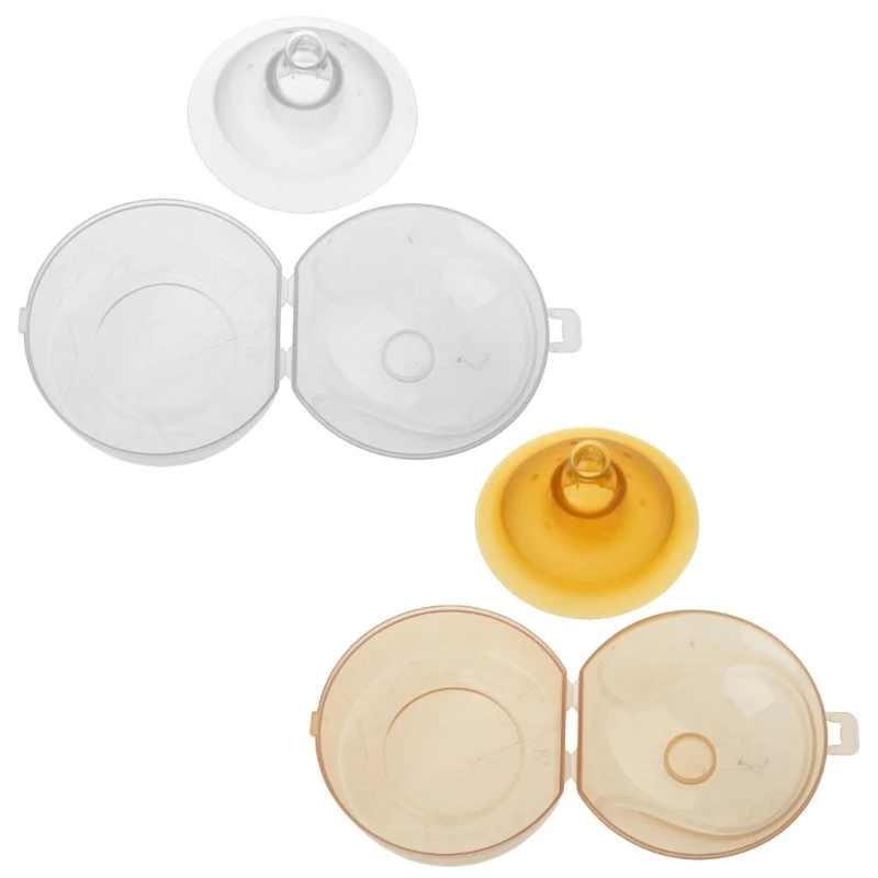 

Double Layer Silicone Nipple Protector Breastfeeding Mother Breast for Protectio Dropship