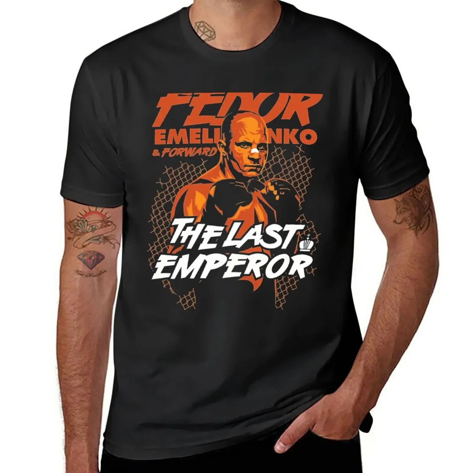 

New Fedor Emelianenko Tee graphics t shirt plus size tops customized t shirts men Hot Sale Crewneck Round Neck Short Sleeve