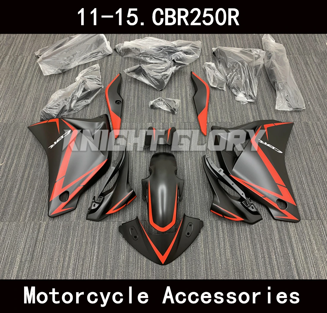 Suitable for CBR250R 2011-2015 MC41 Motorcycle Shell Fairing Spoiler Body ABS Injection Molding