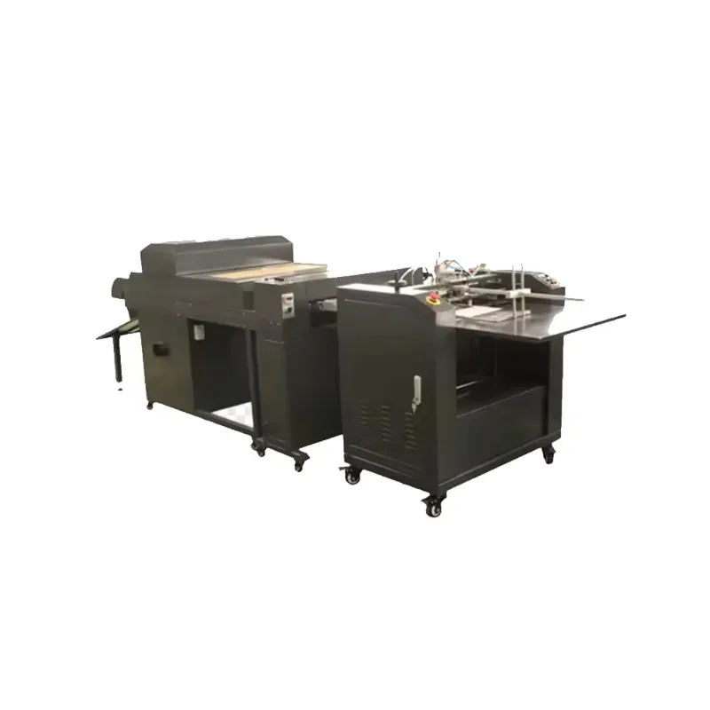 Máquina automática de recubrimiento de barniz con rodillo Uv, papel fotográfico Digital de 24 "(650mm), máquina laminada con recubrimiento UV