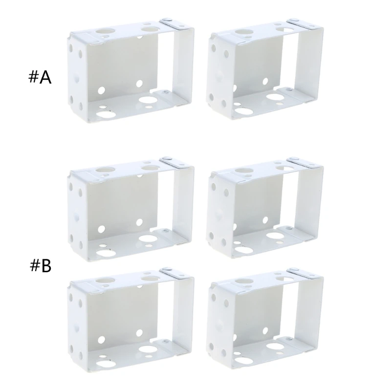 

2/4x 5cm Box Mounting Brackets Blind Brackets Window Headrail End Brackets Blind Accessories for Window blind Dropship