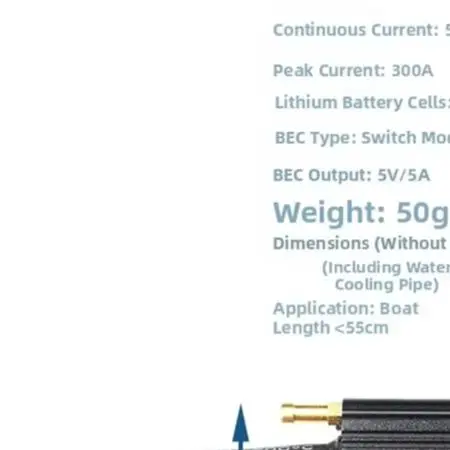 Brushless For ESC Controller 50A-150A 2-6S With 5.5V For 5A BEC Waterproof For RC Boat Ship Model Control Electronic Component