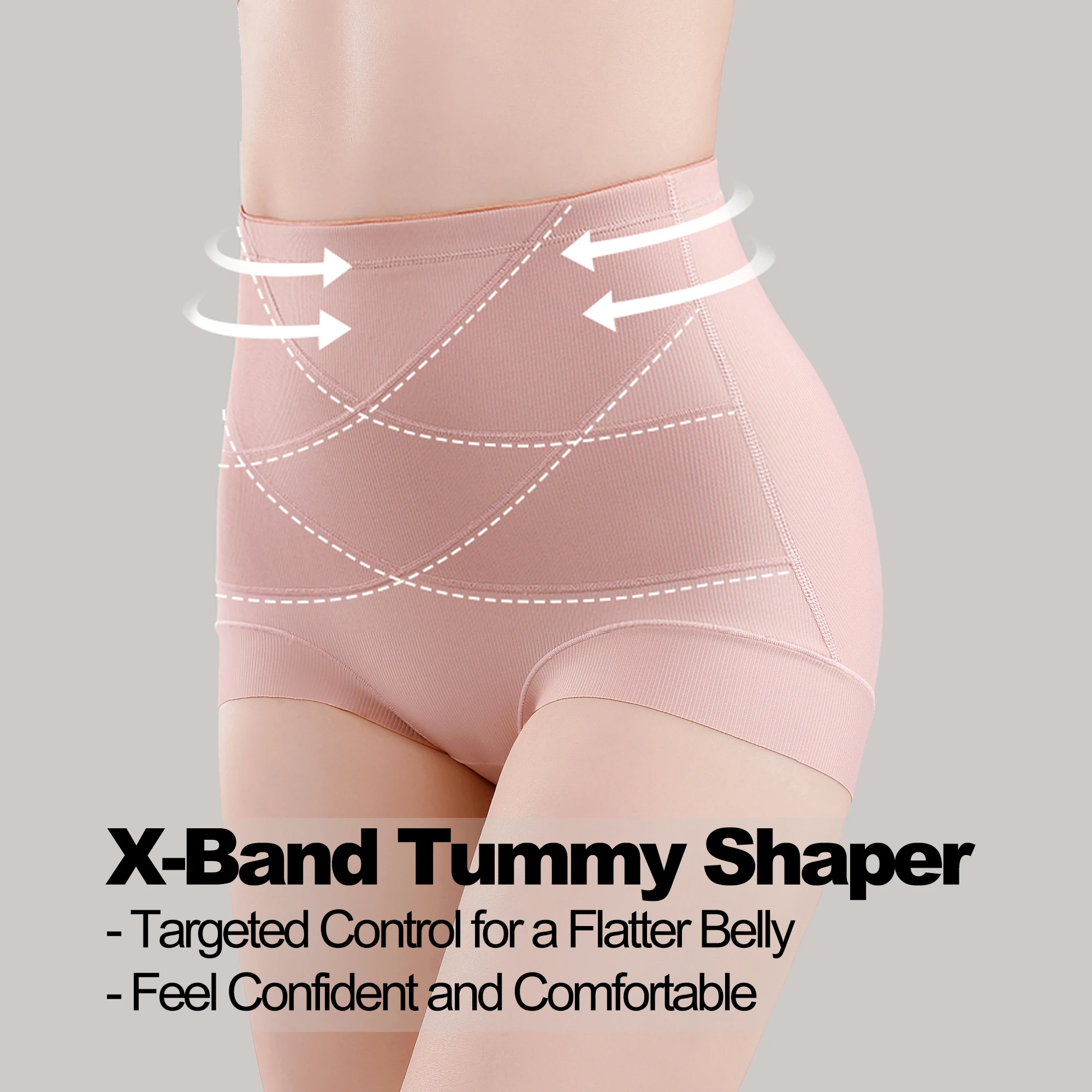 GENTLE. BEAR High Waist Underwear for Women,Tummy Control Shapewear Briefs , Body Shaper Underwear,All-Day Comfort，New Design