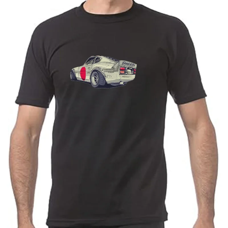

Stylish Datsun 240z Fairlady Good At Bad Men's Tshirt Cotton Short Sleeve Thanksgiving Day Custom Couple T-shirts 3XL