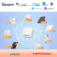 SONOFF MINIR4 Extreme Switch S-MATE2 Switch Mate Work With SONOFF MINIR3 M5 L3 Light Strip S31 B02 Light Bulb Diy Smart Home