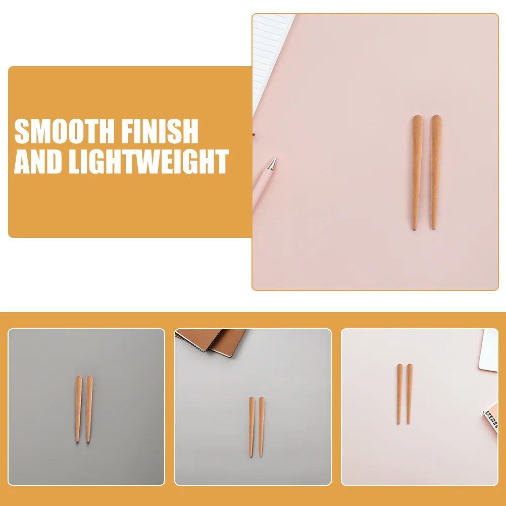 Palos de ritmo de madera para niños, instrumentos de percusión Orff, textura de madera Natural, palos de ritmo de agarre amigables para niños, 10 Uds.