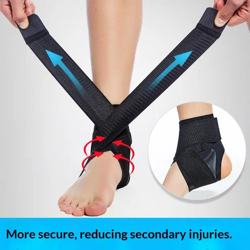 1Pc Ultra-thin Ankle Brace Strap Compression Stabilizes Tendons Motion Ankle Fixation Brace Prevents Ankle Sprains