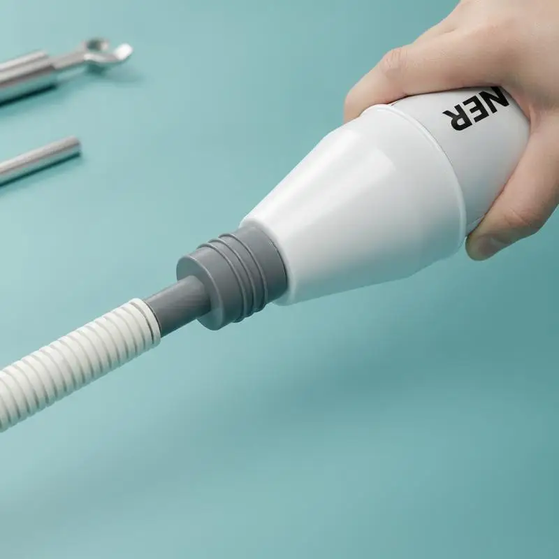 AC Drain Line Cleaner Tool HVAC Condensate Drain Unclogger For Home Indoor AC Unit Clog Removal Water Leakage Fix Wet Dry Vac