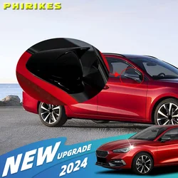Rearview Mirror Cover For Seat Leon MK4 2020 2021-2023 2024 Cupra Formentor 2022-2024 Carbon Fiber ABS Glossy Black Mirror Cap