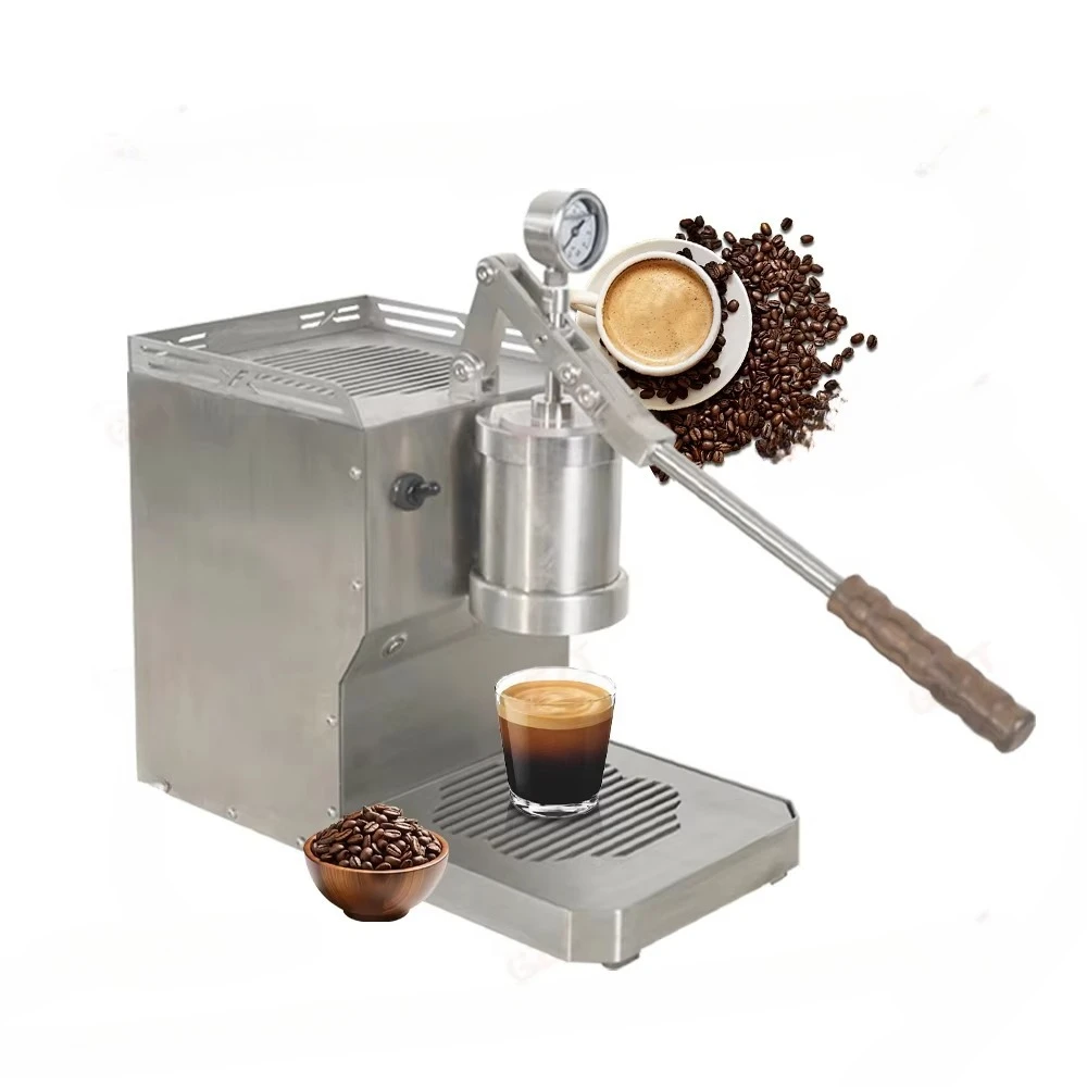 

Manual Portable 3-Boiler Espresso Coffee Maker Handheld Pressure Hand Pressing Machine for Cafe