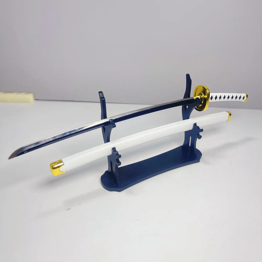 8.6インチ ロロノア・ゾロ メタル刀 オリジナル侍刀 日本刀 サブレ ニンジャナイフ コスプレアクセサリー 小道具 おもちゃ