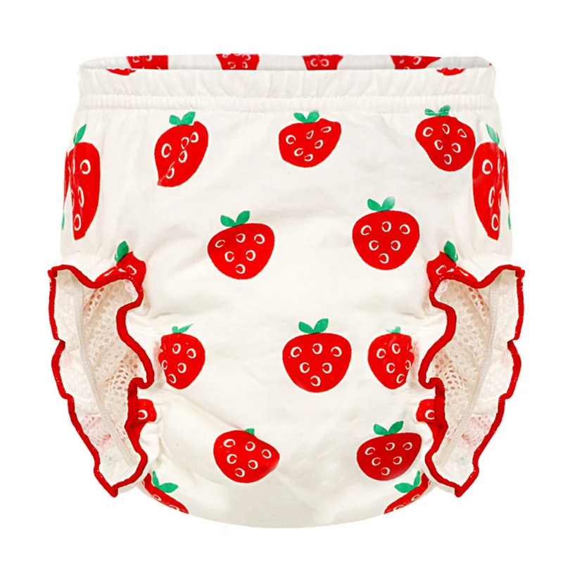 Culottes de nuit lavables en coton réutilisables pour bébés garçons et filles, couches de toilette pour tout-petits, pantalons d'entraînement de pot