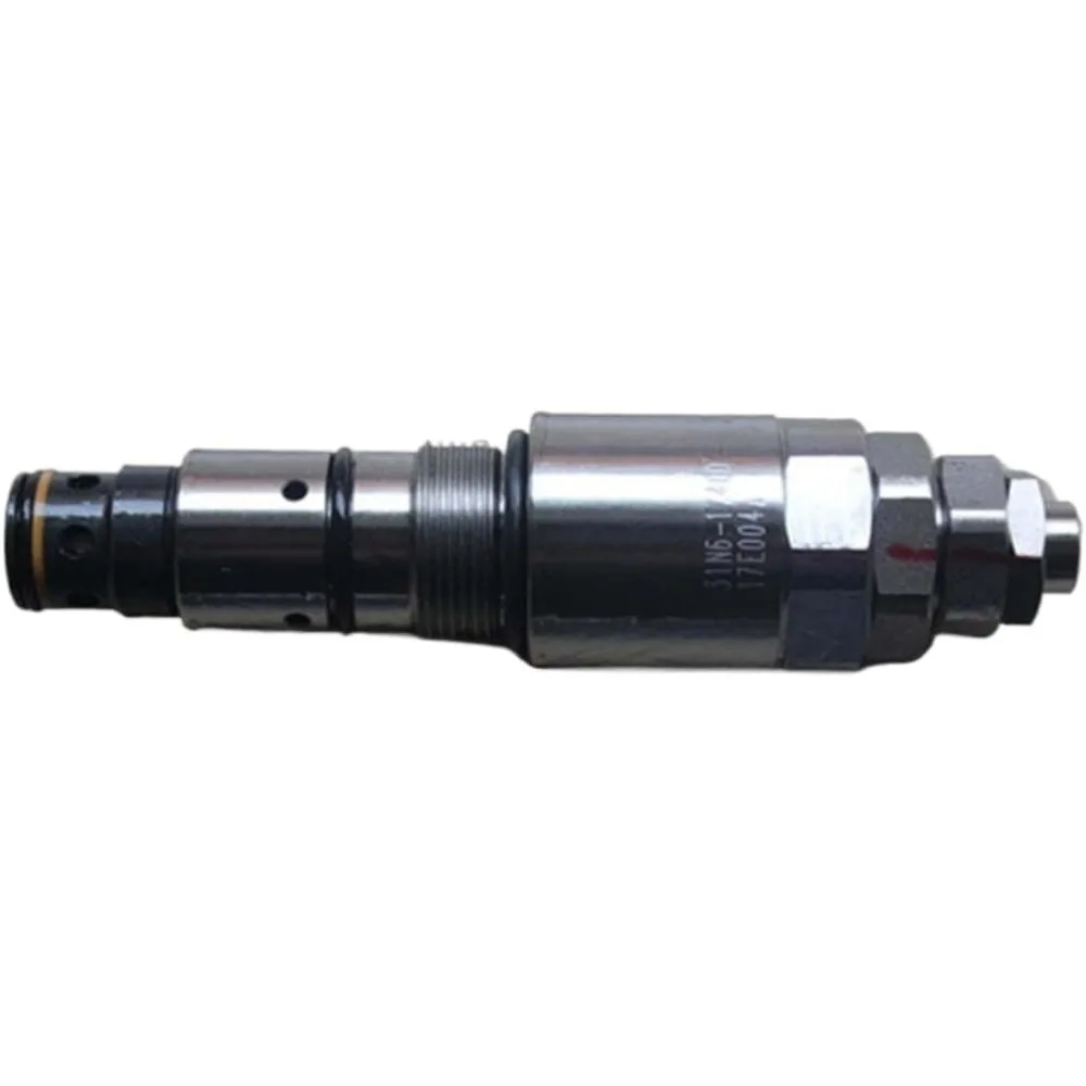 Main Relief Valve, Compatible with R210-7 R215-7 R220-7 31N6-17400 Standard Replacement Parts for Excavator