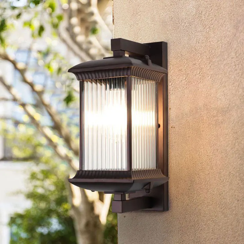 Outdoor Waterproof Wall Lamp Outdoor Creative Led Corridor Balcony Wall Lamp Garden Courtyard Gate Lamp