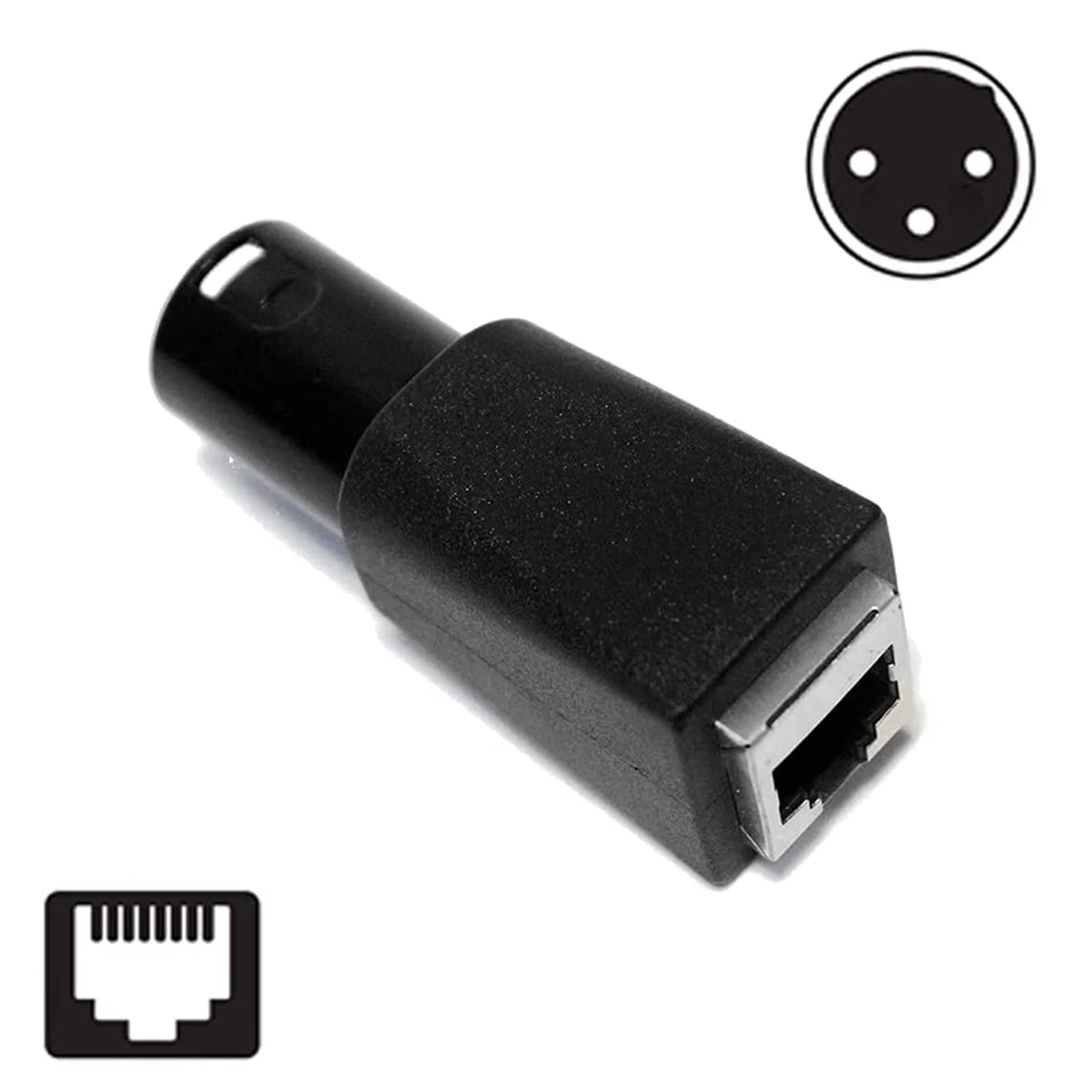 موصل AA84 DMX إلى RJ45 RJ45 إيثرنت إلى 3 Pin XLR DMX مجموعات محولات أنثى وذكر (3PIN 10 أزواج)