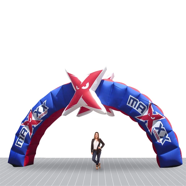 Outdoor Decoration Inflatable Finish Line Entrance Arch Welcome Inflatable Arch Gate with Air Blower