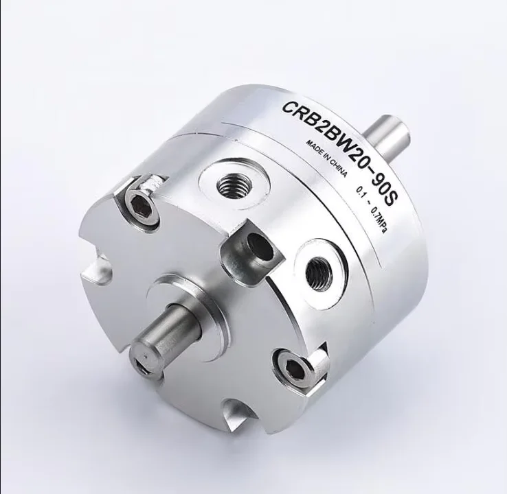 

Диаметр цилиндра 10/15/20/30/40 мм, ход 90S/180S/270S, серия CRB2BW, небольшой однолопастный поворотный пневматический цилиндр