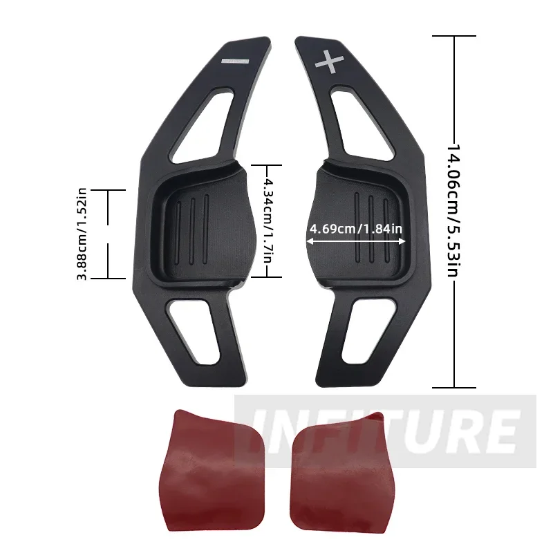 Car Accessories Paddle Shift For KIA K3 Forte Koup SX 2015 2016 GT SW 2013 2014 Car Steering Wheel Shifter DSG Stickers