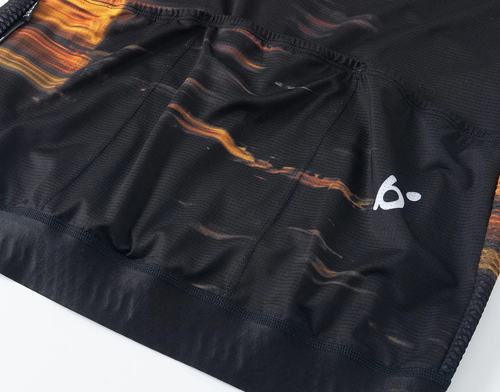 BCBE-ING Radtrikots für den Sommer, leicht, kurzärmelig, Rennschnitt, schnell trocknend, atmungsaktiv, UPF50+-Stoff, Maillot Ciclismo Hombre – Detail 14