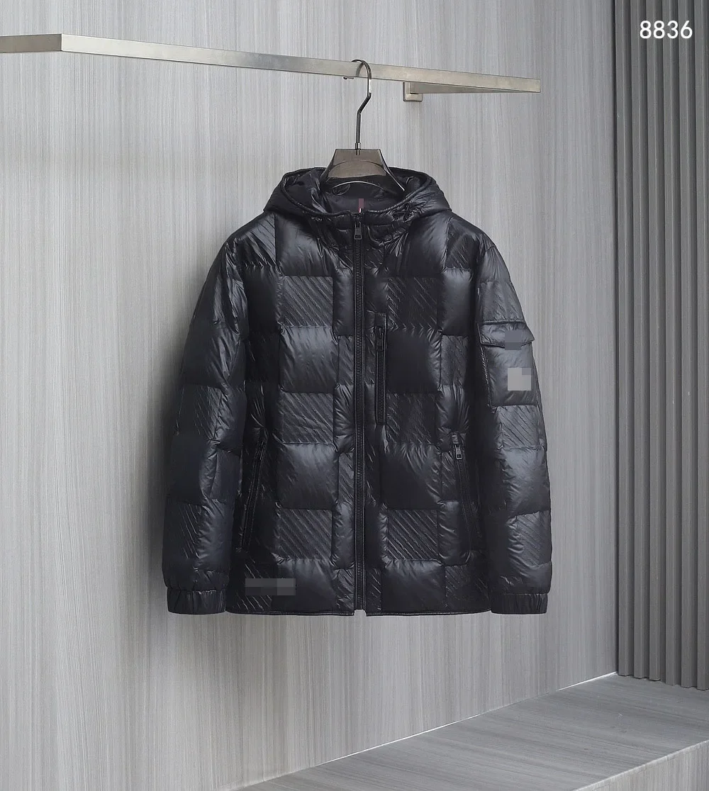 BILLIONAIRE SIJITONGDAMen's short down jacket Outerwear Fabric: Technical nylon lacquered surface Highly lofty down filling