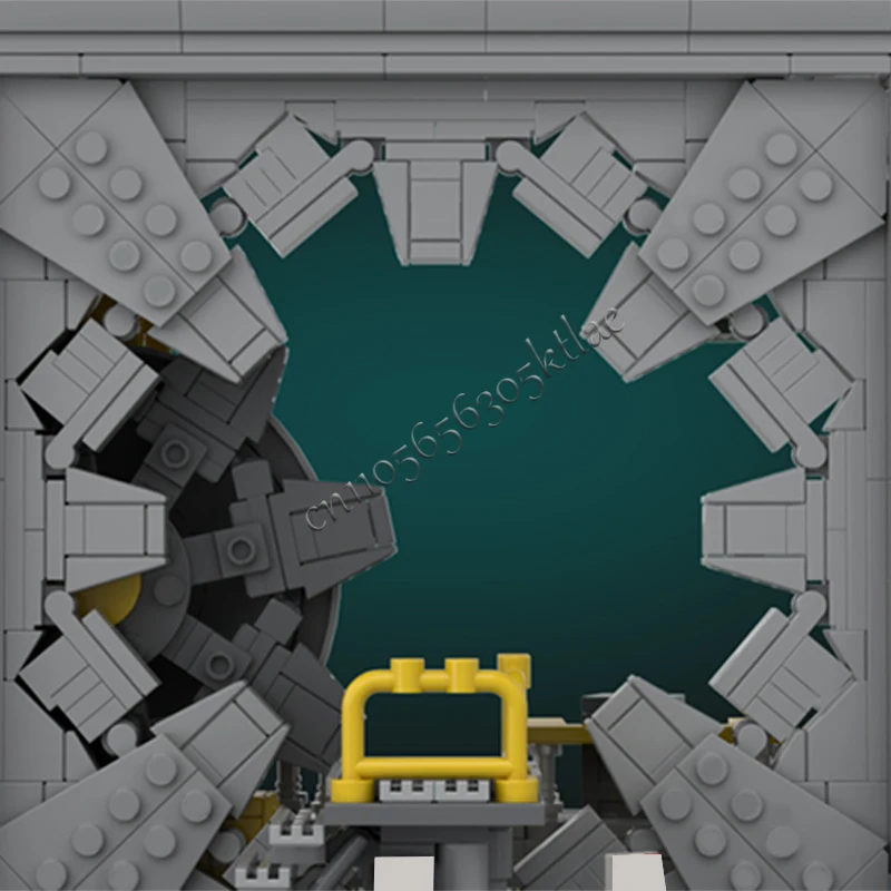 2837 PCS City Street Scene Shelter gate MOC Personalizza Modello di blocco modulare Semplice mattone Bambini Regalo giocattolo di Natale fai da te