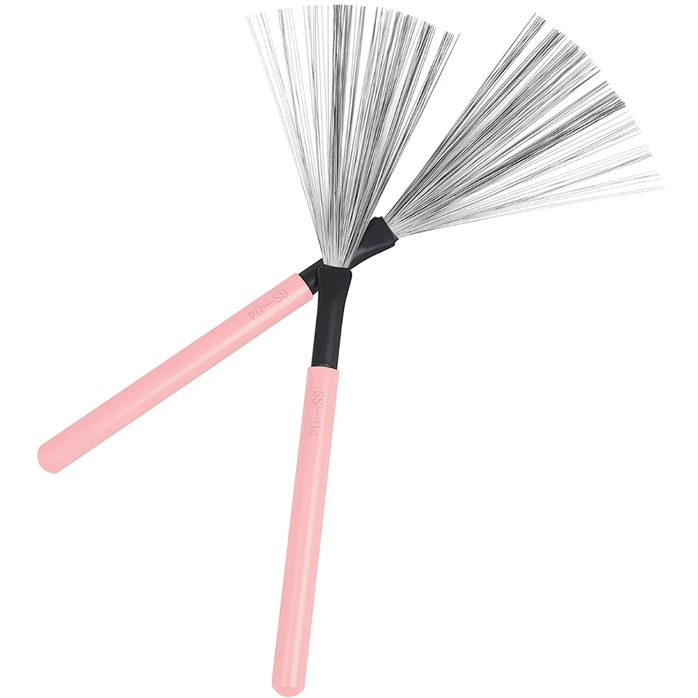 

Drum Brush Wire Soft for Percussion Instrument Kit Accessories Maple Wooden Handle Portable Lightweight Drum Brushes