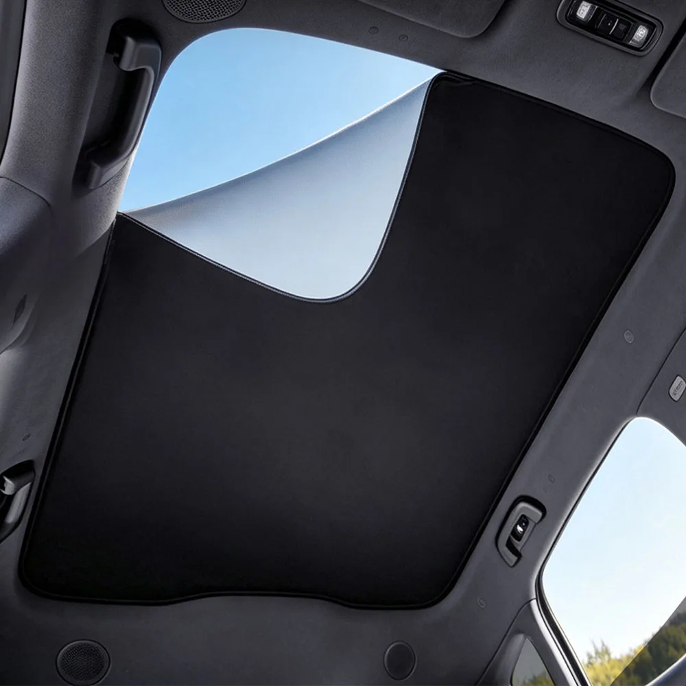 Fit For XPENG MONA L03 Sky Canopy Sunshade Suede Material Automotive Modification Supplies Sunroof Shading Insulation Curtain