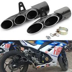 51mm Universal Motorcycle Exhaust Muffler Two Three Outlet Pipe Racing Escape Moto Silencer YZF R1 R3 R6 Z1000 S1000RR Z800 Z900