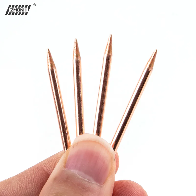 

[H]2Pcs 18650 Lithium Battery Spot Welder Electrode Tip for High Detailed Projects 3mm