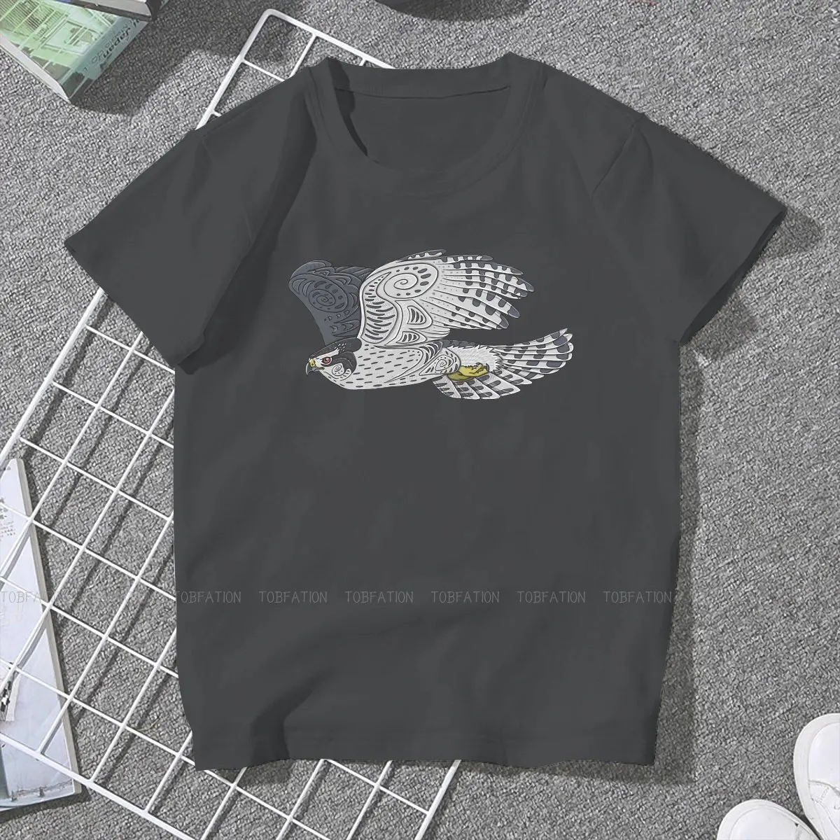 Northern Goshawk TShirt For Girls Falconry Austringer Hawk Tees Fashion Ladies T Shirt Soft Graphic Loose